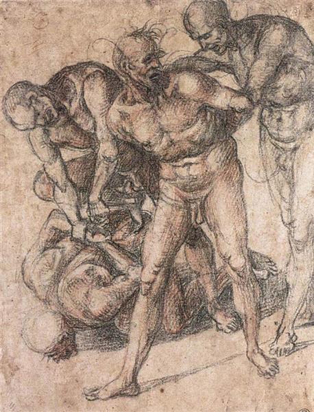 Study of Nudes, c.1500 - Лука Синьорелли
