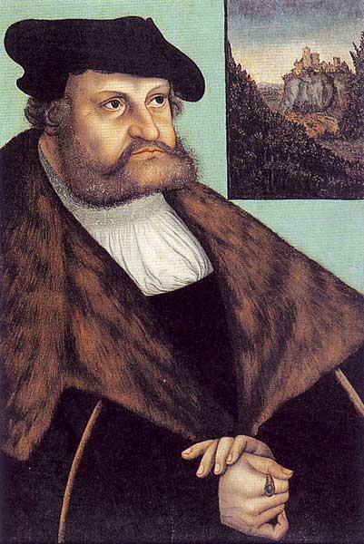 Иоганн Фридрих фон Саксен, 1532 - Лукас Кранах Старший