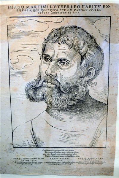 Martin Luther as Junker Jörg, 1522 - Lucas Cranach der Ältere