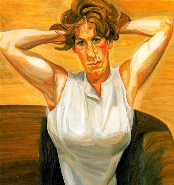 Figure with Bare Arms, 1961 - Lucian Freud