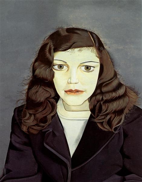 Girl in a Dark Jacket, 1947 - 盧西安‧佛洛伊德