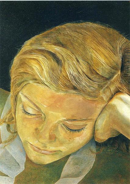 Girl Reading, 1952 - Луціан Фройд