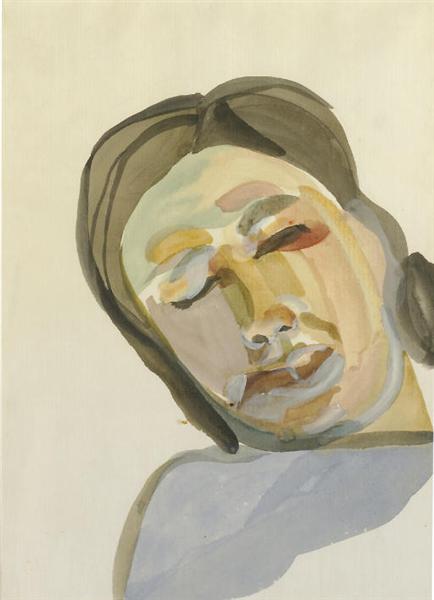 Head of a Child, 1961 - 盧西安‧佛洛伊德
