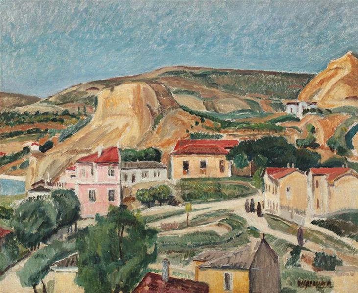 Balchik Landscape, 1923 - Лукіан Григореску