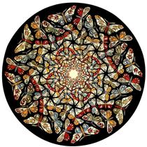 Circle Limit with Butterflies - M.C. Escher