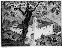 Cloister near Rocca Imperiale, Calabria - M.C. Escher