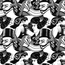 Eight Heads - M.C. Escher