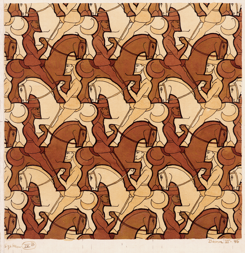 m.c. escher tessellation art