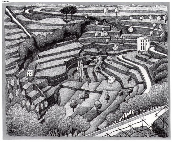 Ravello II, 1923 - Maurits Cornelis Escher