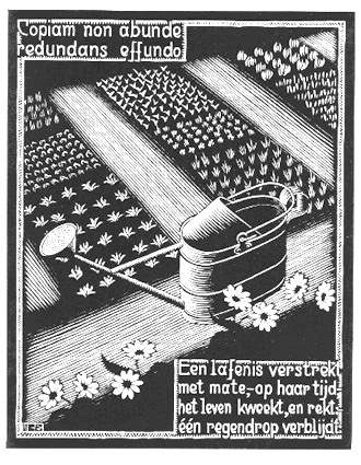 Wateringcan, 1931 - Maurits Cornelis Escher