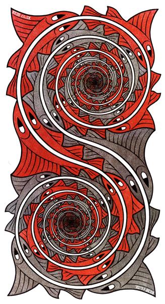 Whirlpools, 1957 - M.C. Escher