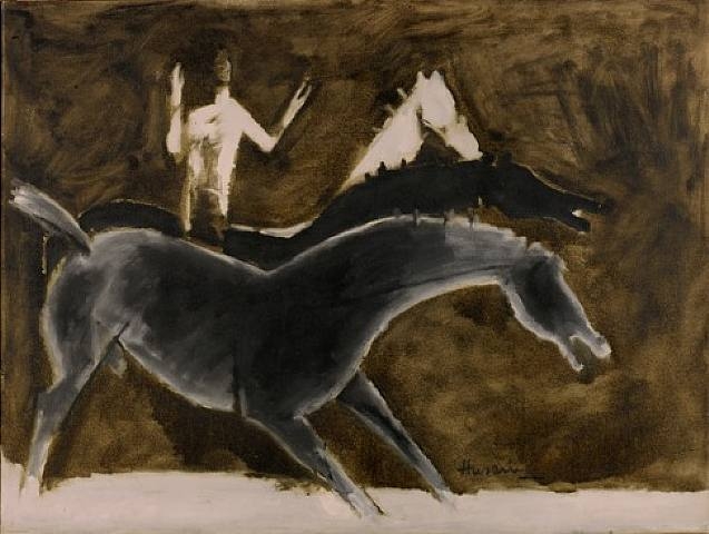 Horses, 1960 - Макбул Фида Хусейн