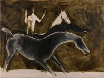 Horses - M.F. Husain