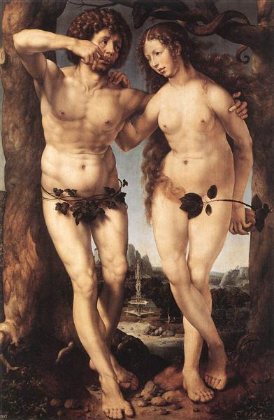 Adam and Eve, c.1520 - Mabuse