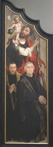 Ecce Homo - left panel, 1560 - Maerten van Heemskerck