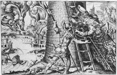 Sack of Rome, 1527 - Мартен ван Гемскерк