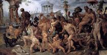 The Triumphal Procession of Bacchus - Мартен ван Хемскерк