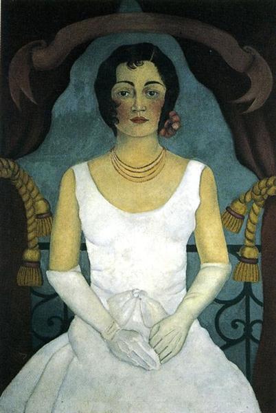 Portrait of a Woman in White, 1930 - Frida Kahlo