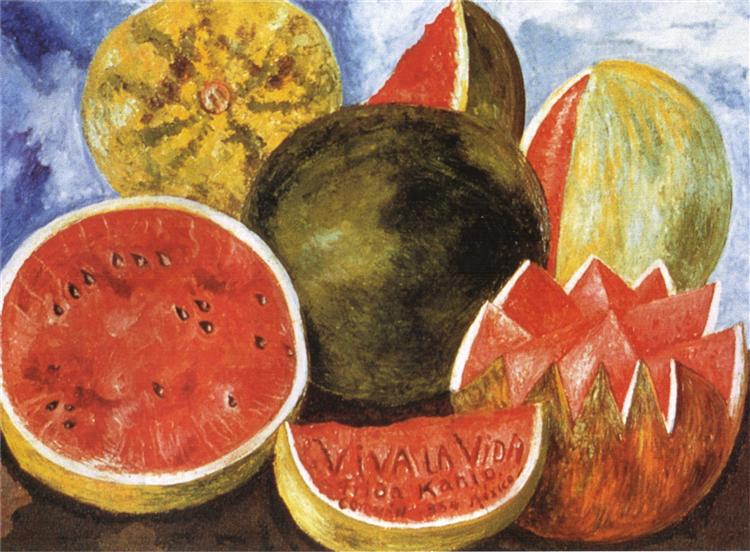 Viva la Vida, Watermelons, 1954 - Frida Kahlo