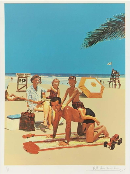 Beach Scene, 1968 - Малкольм Морлі