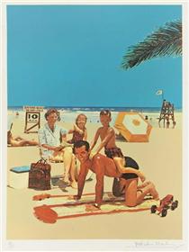 Beach Scene - Malcolm Morley
