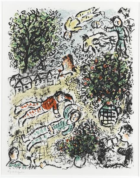 A green tree, 1984 - Marc Chagall