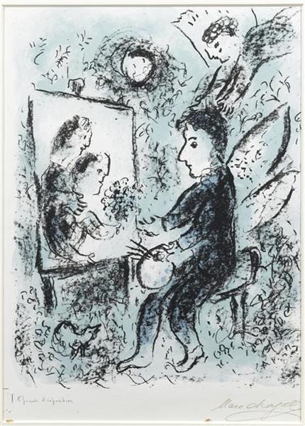 Clarity to each other, 1985 - Marc Chagall