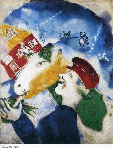 Peasant Life, 1925 - Marc Chagall