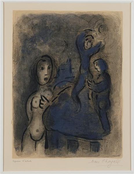 Rahab and the Spies of Jericho, 1960 - Marc Chagall