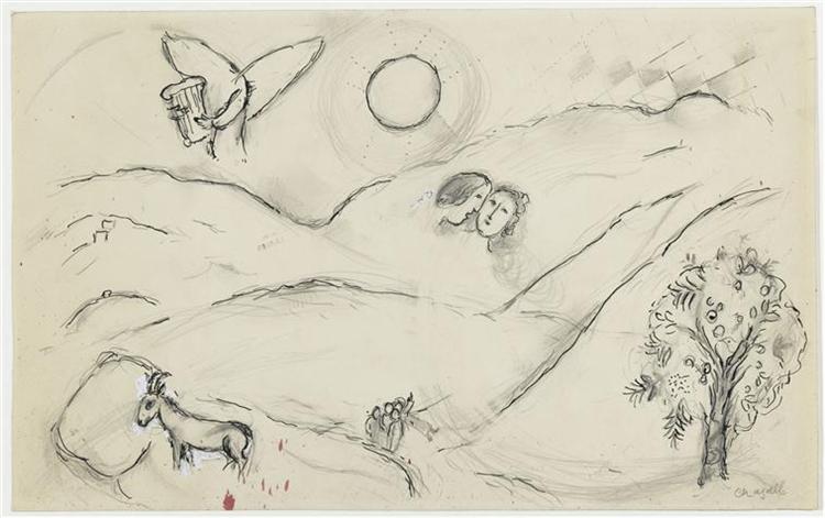 Song of Songs V, c.1965 - Marc Chagall
