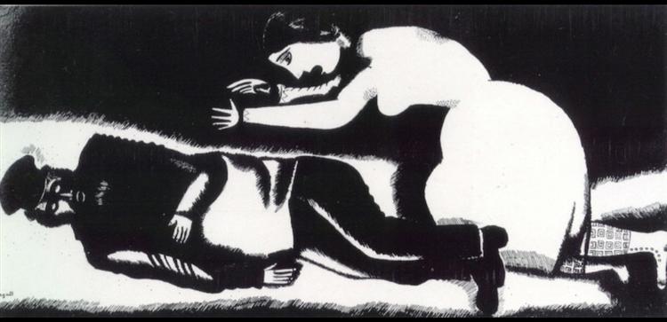 Пьяница, 1914 - Марк Шагал