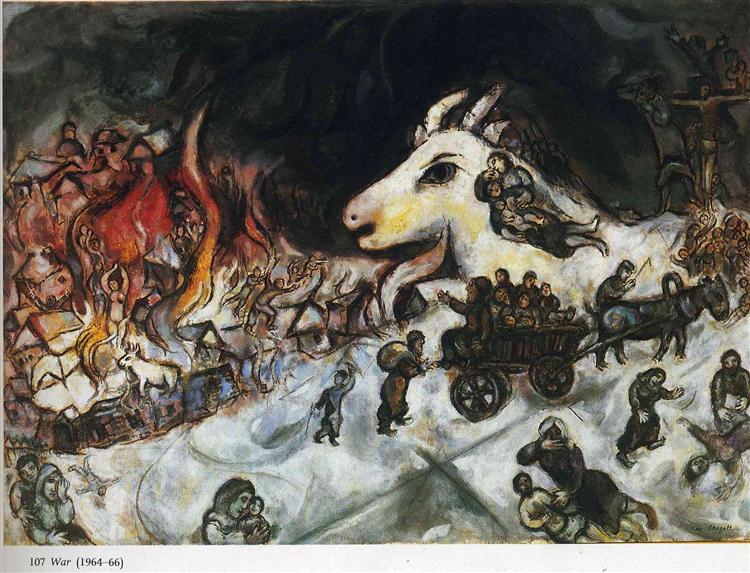 War, 1964 - 1966 - Marc Chagall