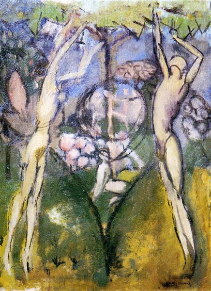 Young Girl and Man in Spring, 1911 - Marcel Duchamp