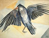 Study of a Dead Crow - Marevna Vorobev-Stebelska