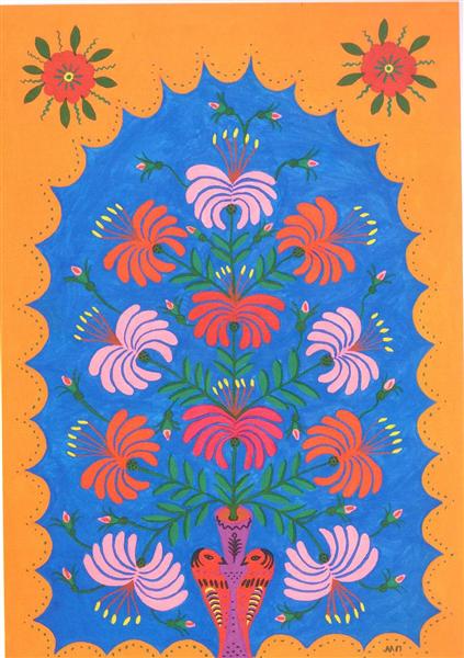 My Flowers To Those Who Love Peace, 1983 - Мария Примаченко