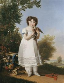 Portrait of Napoleona Elisa Baciocchi - Marie-Guillemine Benoist