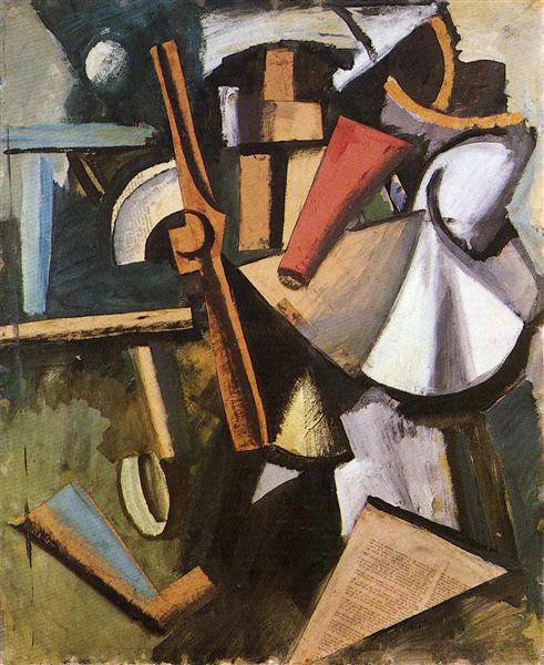 Composition With Propeller - Mario Sironi