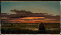 Sunset Over the Marshes - Martin Johnson Heade
