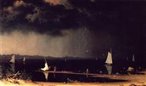 Thunderstorm on Narragansett Bay - Martin Johnson Heade