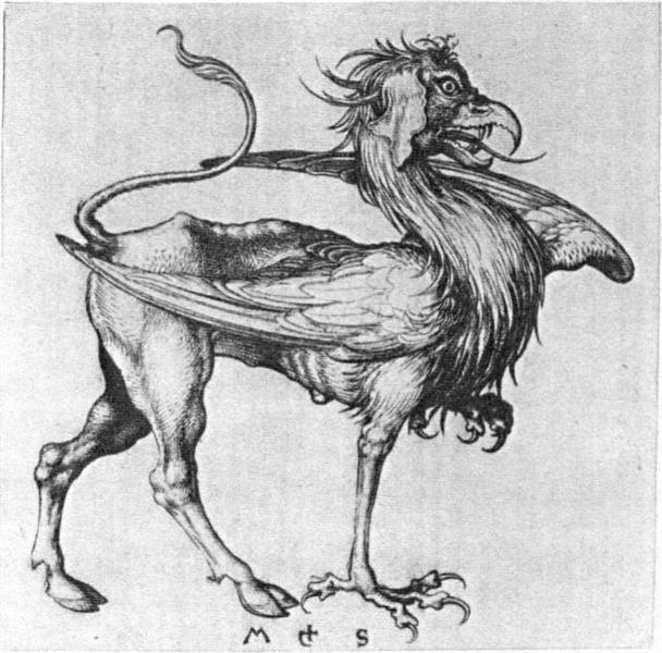 Griffin, 1475 - 1485 - Martin Schongauer