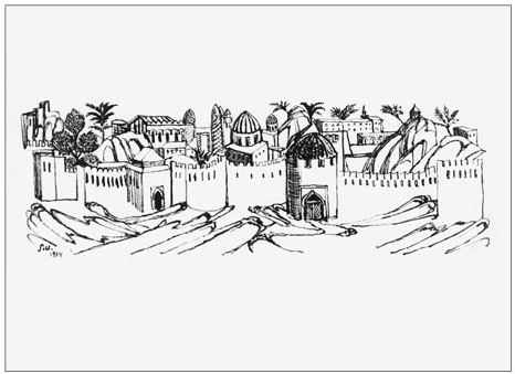 Illustration to a poem by Firdausi 'Shahnameh', 1934 - Мартирос Сарьян