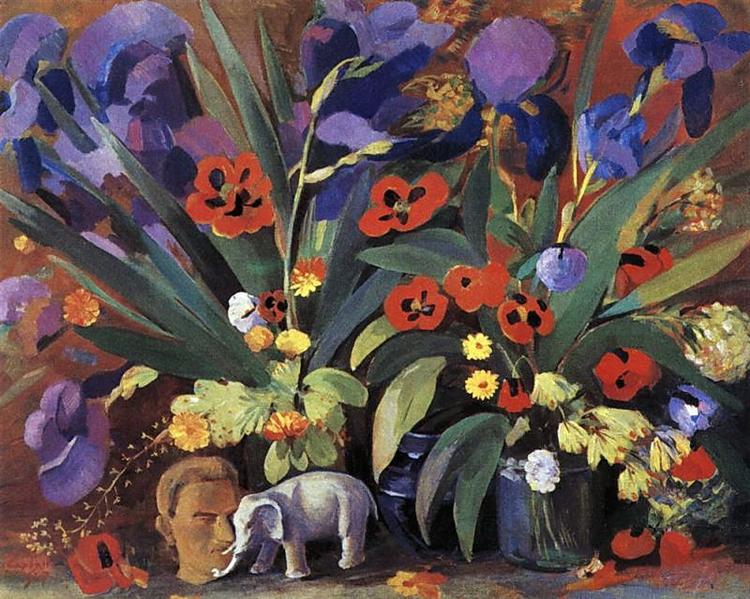 Irises and poppies, 1947 - Martiros Sarian