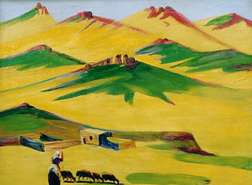 Notable day in the mountains, 1926 - Martiros Sarjan