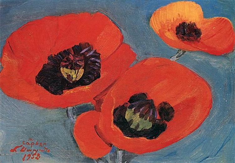Poppies, 1958 - Martiros Sarjan