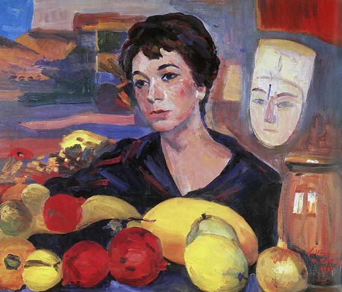 Portrait of Katarine Saryan, 1963 - Martiros Sarjan