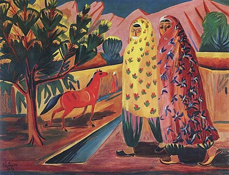 Red horse, 1919 - 马尔季罗斯·萨良