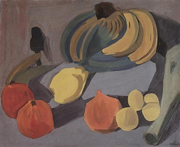 Still life. Bananas., 1911 - Martiros Sarjan
