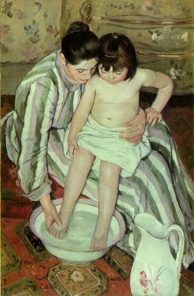 The Bath, 1893 - Mary Cassatt