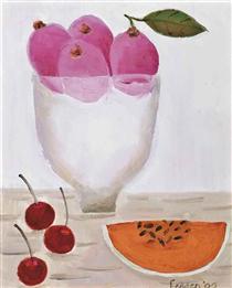Three Cherries - Mary Fedden