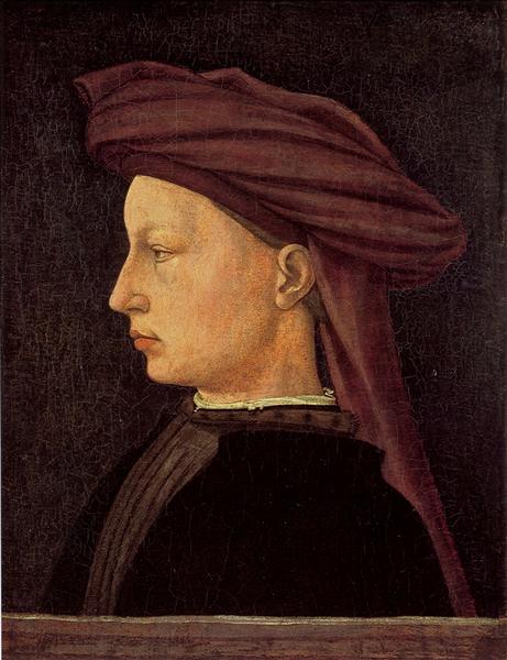 Retrato de un joven de perfil, 1425 - Masaccio